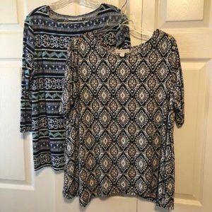 Bundled Dana Buchman/Croft & Barrow Women's Tops Size L